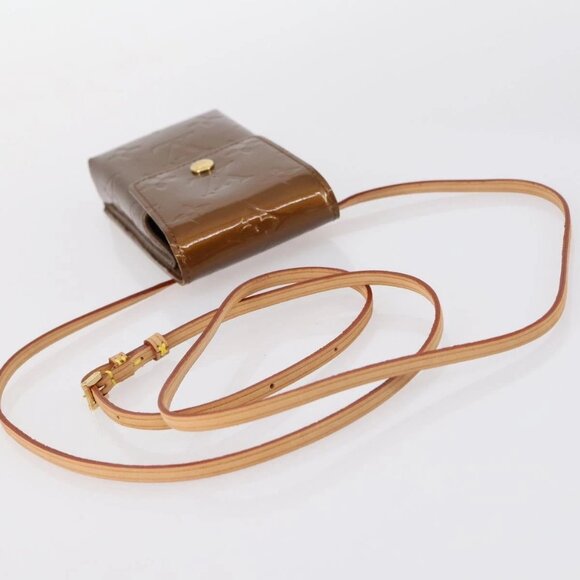 LOUIS VUITTON Monogram Vernis Green Cigarette Case Bronze M91156 Auth bs29785 - Picture 8 of 14